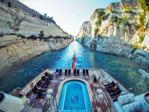 Seadream middellandse zee Corinth kanaal Cruisemarkt.eu